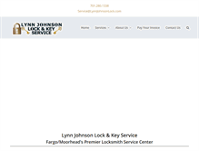 Tablet Screenshot of lynnjohnsonlock.com